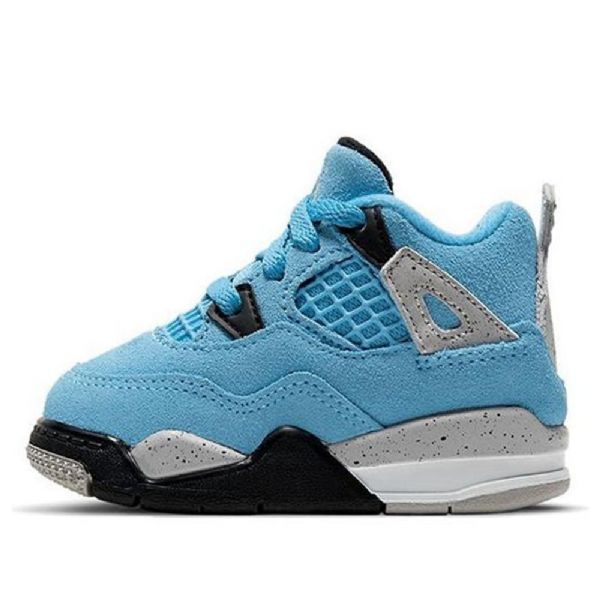 Nike Air Jordan 4 Retro Td Sko Barn Blå