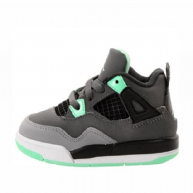 Nike Air Jordan 4 Retro Td Sko Barn Grønn