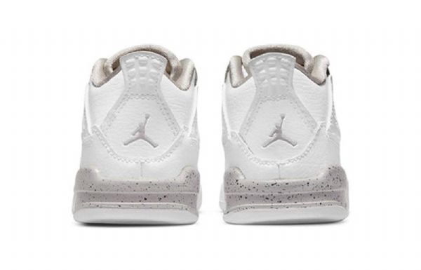 Nike Air Jordan 4 Retro Td Sko Barn Hvite