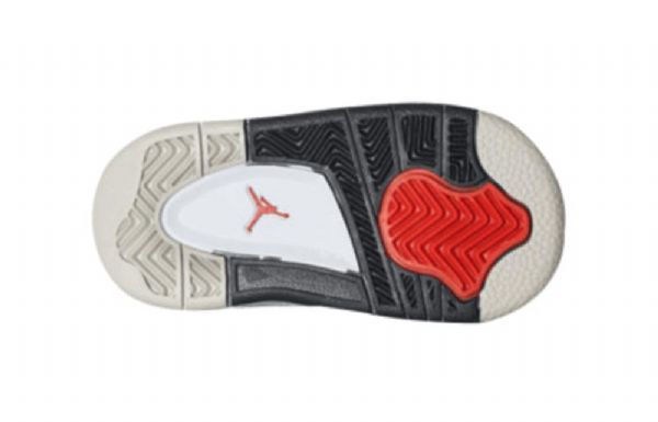 Nike Air Jordan 4 Retro Td Sko Barn Hvite