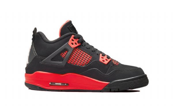 Nike Air Jordan 4 Retro Td Sko Barn Rød
