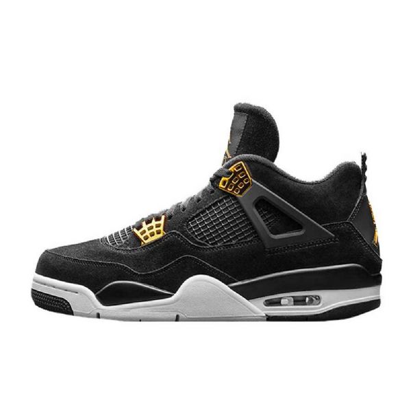 Nike Air Jordan 4 Royalty Sko Herre Svarte