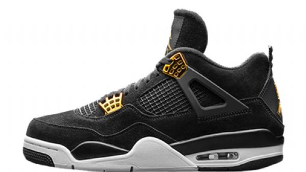 Nike Air Jordan 4 Royalty Sko Herre Svarte