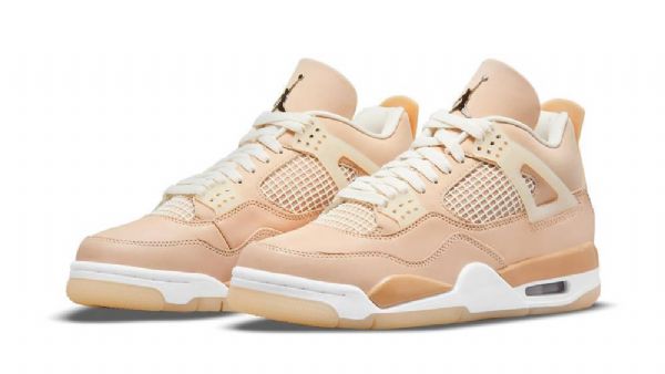 Nike Air Jordan 4 Shimmer Sko Dame Korall