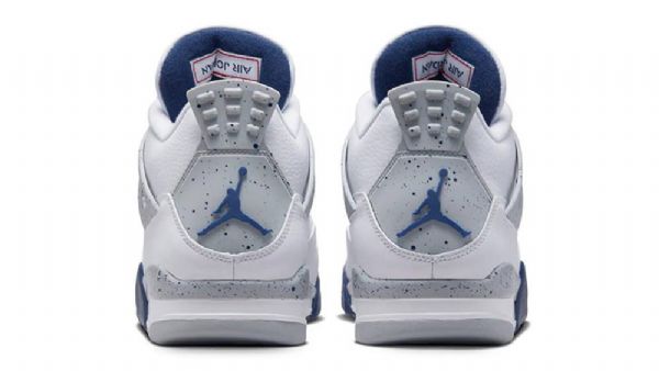Nike Air Jordan 4 Sko Dame Marineblå