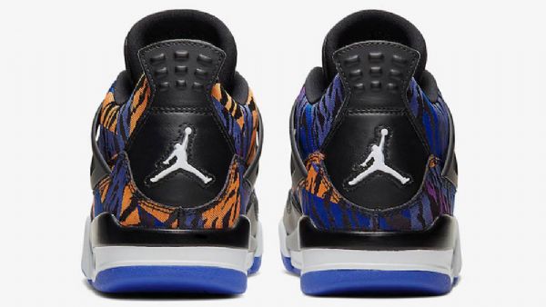Nike Air Jordan 4 Sko Herre Svarte Multicolor