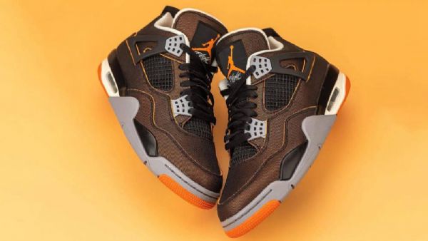 Nike Air Jordan 4 Starfish Sko Herre Brune