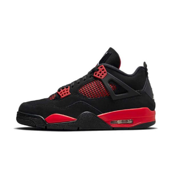 Nike Air Jordan 4 Thunder Sko Herre Svarte Rød