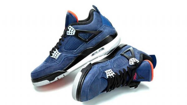 Nike Air Jordan 4 Vinter Loyal Sko Dame Blå