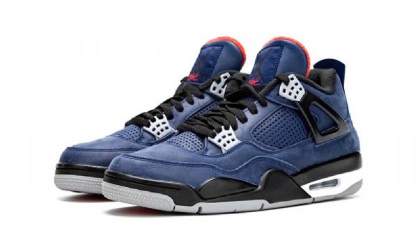 Nike Air Jordan 4 Vinter Loyal Sko Dame Blå