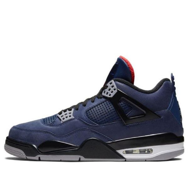 Nike Air Jordan 4 Vinter Retro Basketball Shoes Herre Blå