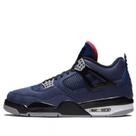 Nike Air Jordan 4 Vinter Retro Basketball Shoes Herre Blå