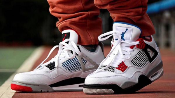 Nike Air Jordan 4 What The 4 Sko Herre Hvite