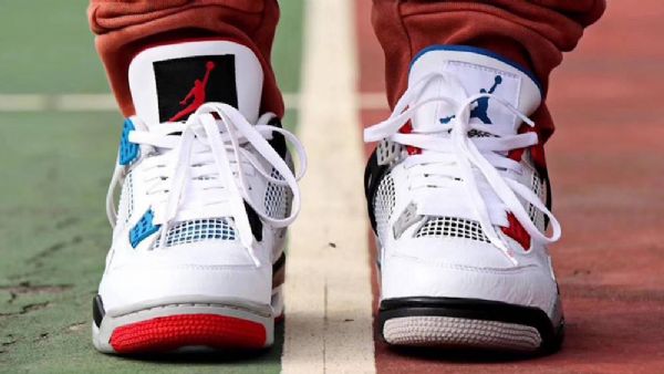 Nike Air Jordan 4 What The 4 Sko Herre Hvite
