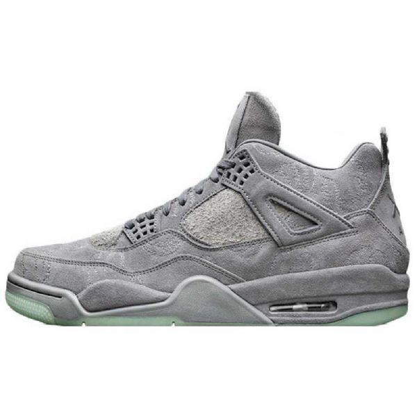 Nike Kaws X Air Jordan 4 Sko Herre Grå