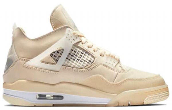 Nike Off-white X Air Jordan 4 Sp Retro Basketball Shoes Dame Khaki