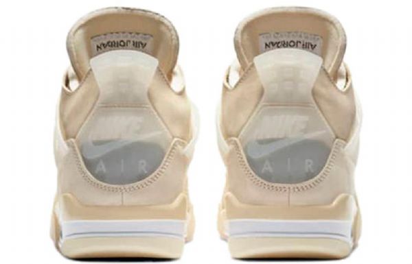 Nike Off-white X Air Jordan 4 Sp Retro Basketball Shoes Dame Khaki