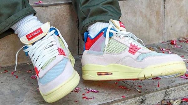 Nike Union X Air Jordan 4 Guava Ice Sko Dame Korall