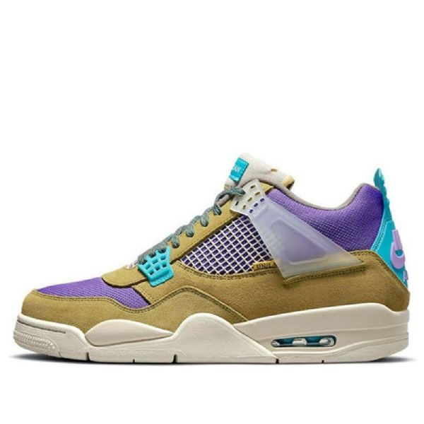 Nike Union La X Air Jordan 4 Retro Basketball Shoes Herre Multicolor