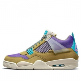 Nike Union La X Air Jordan 4 Retro Basketball Shoes Herre Multicolor