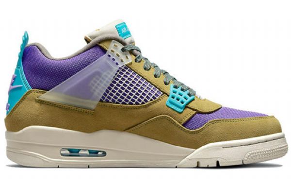 Nike Union La X Air Jordan 4 Retro Basketball Shoes Herre Multicolor