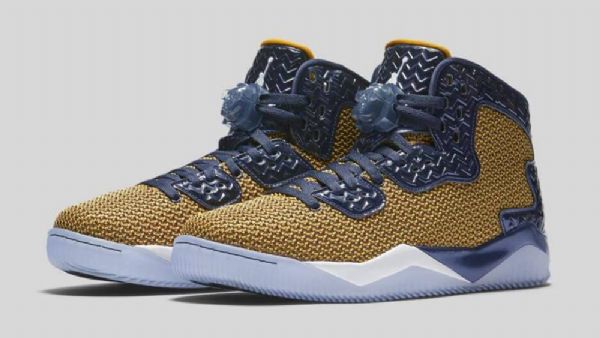 Nike Air Jordan Spike Forty Leaf Sko Herre Gull