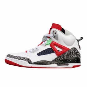 Nike Air Jordan Spizike Hare Sko Herre Hvite Rød