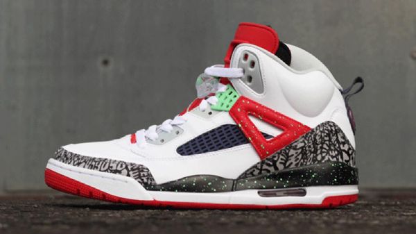 Nike Air Jordan Spizike Hare Sko Herre Hvite Rød