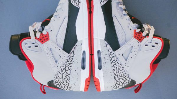 Nike Air Jordan Spizike Sko Herre Grå Rød