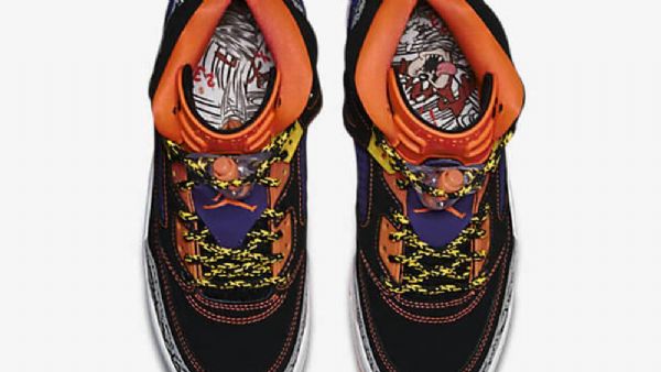 Nike Air Jordan Spizike Tasmanian Devil Sko Herre Hvite Oransje