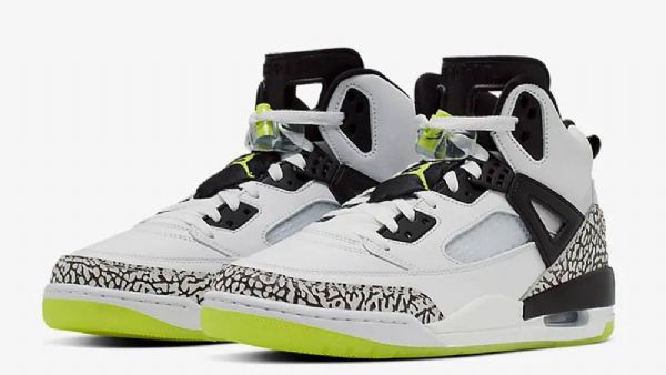 Nike Air Jordan Spizike Volt Sko Herre Hvite