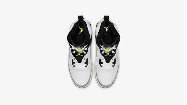 Nike Air Jordan Spizike Volt Sko Herre Hvite