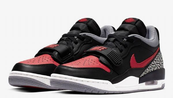 Nike Air Jordan Legacy 312 Low Tops Sko Herre Svarte Rød