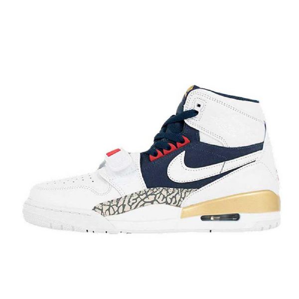 Nike Air Jordan Legacy 312 Sko Herre Hvite Gull