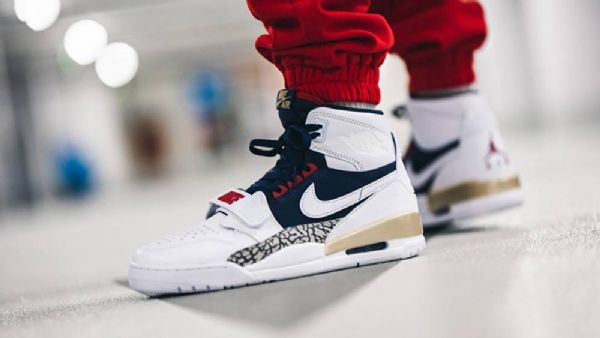 Nike Air Jordan Legacy 312 Sko Herre Hvite Gull