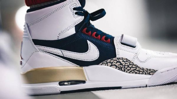 Nike Air Jordan Legacy 312 Sko Herre Hvite Gull