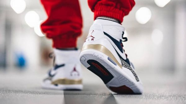 Nike Air Jordan Legacy 312 Sko Herre Hvite Gull