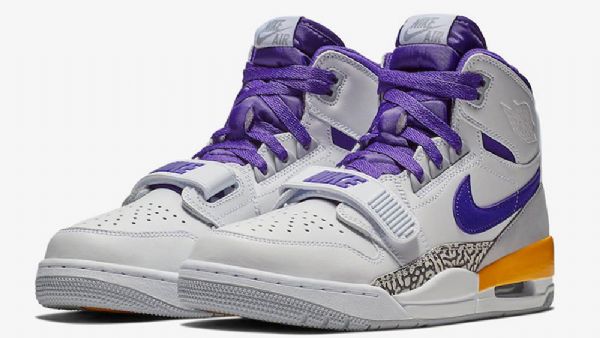 Nike Air Jordan Legacy 312 Sko Herre Hvite Lilla