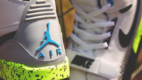 Nike Don C X Jordan Legacy 312 Command Force Sko Herre Grå Grønn