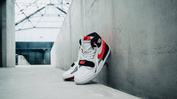 Nike Don C X Jordan Legacy 312 Hot Lava Sko Herre Grå Oransje