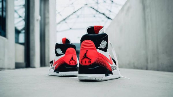 Nike Don C X Jordan Legacy 312 Hot Lava Sko Herre Grå Oransje