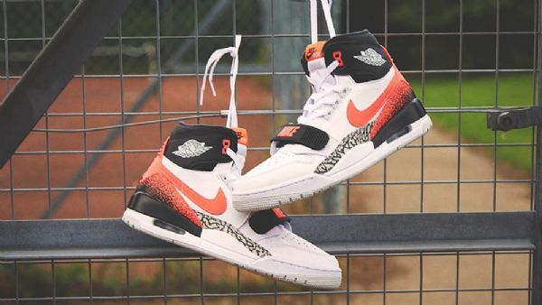 Nike Don C X Jordan Legacy 312 Hot Lava Sko Herre Grå Oransje