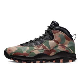 Nike Air Jordan 10 Desert Sko Herre Camouflage Svarte