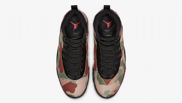 Nike Air Jordan 10 Desert Sko Herre Camouflage Svarte