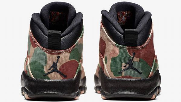 Nike Air Jordan 10 Desert Sko Herre Camouflage Svarte