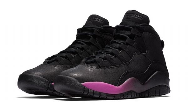 Nike Air Jordan 10 Fade Sko Herre Svarte