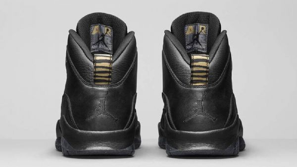 Nike Air Jordan 10 Nyc Sko Herre Svarte