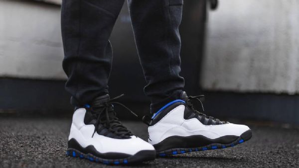 Nike Air Jordan 10 Orlando Sko Herre Hvite Svarte