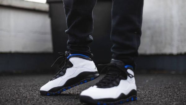 Nike Air Jordan 10 Orlando Sko Herre Hvite Svarte