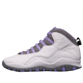 Nike Air Jordan 10 Retro Basketball Shoes Dame Hvite